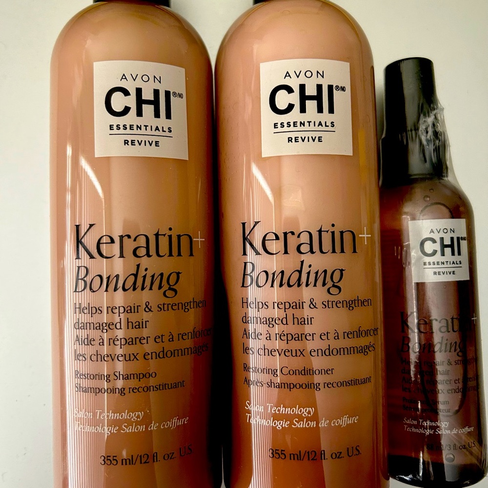 AVON x CHI Keratin Bonding Shampoo/ Conditioner